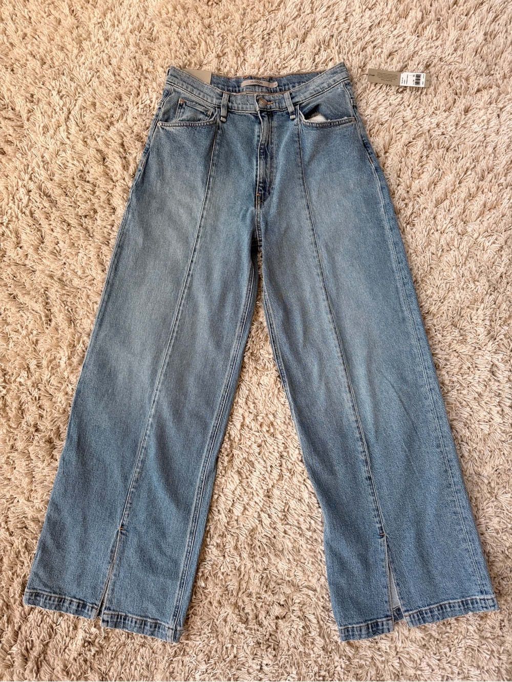 Hudson Jeans Women's Light Blue Wide Leg Flare Jeans